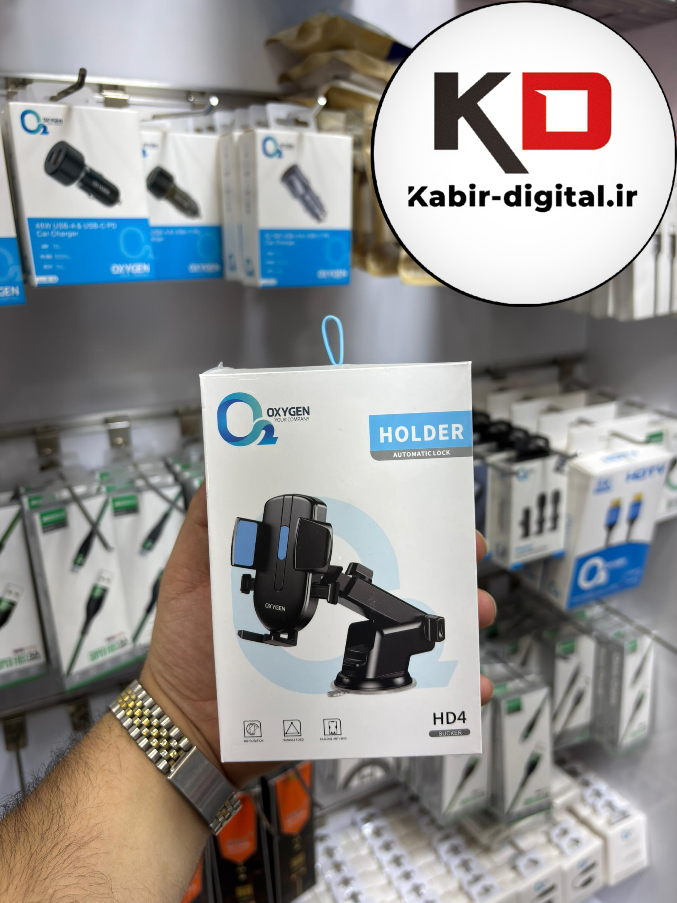 هولدر داشبوردی اکسیژن مدل HD6