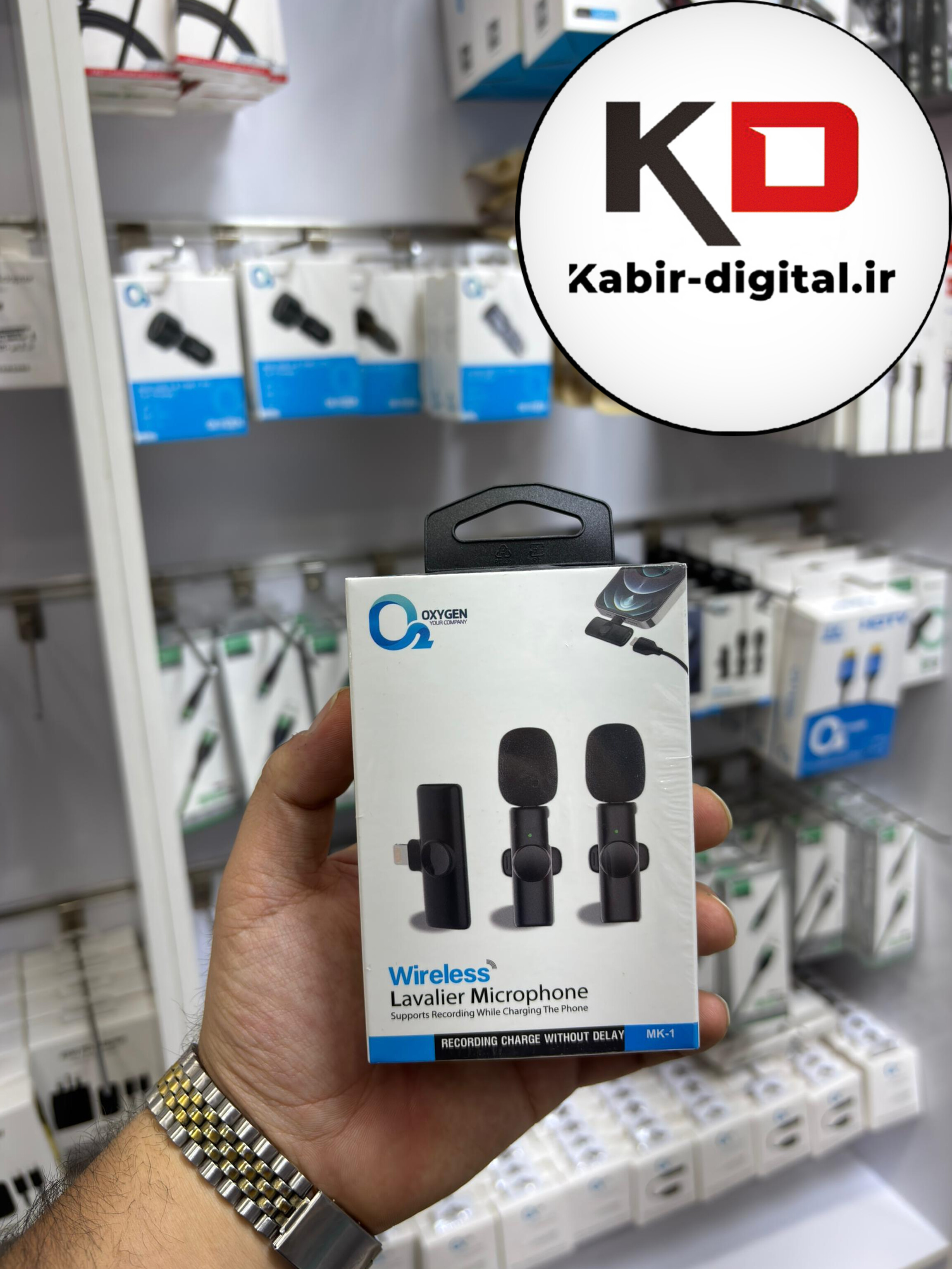 میکروفون یقه ای بی سیم اکسیژن مدل MK-1