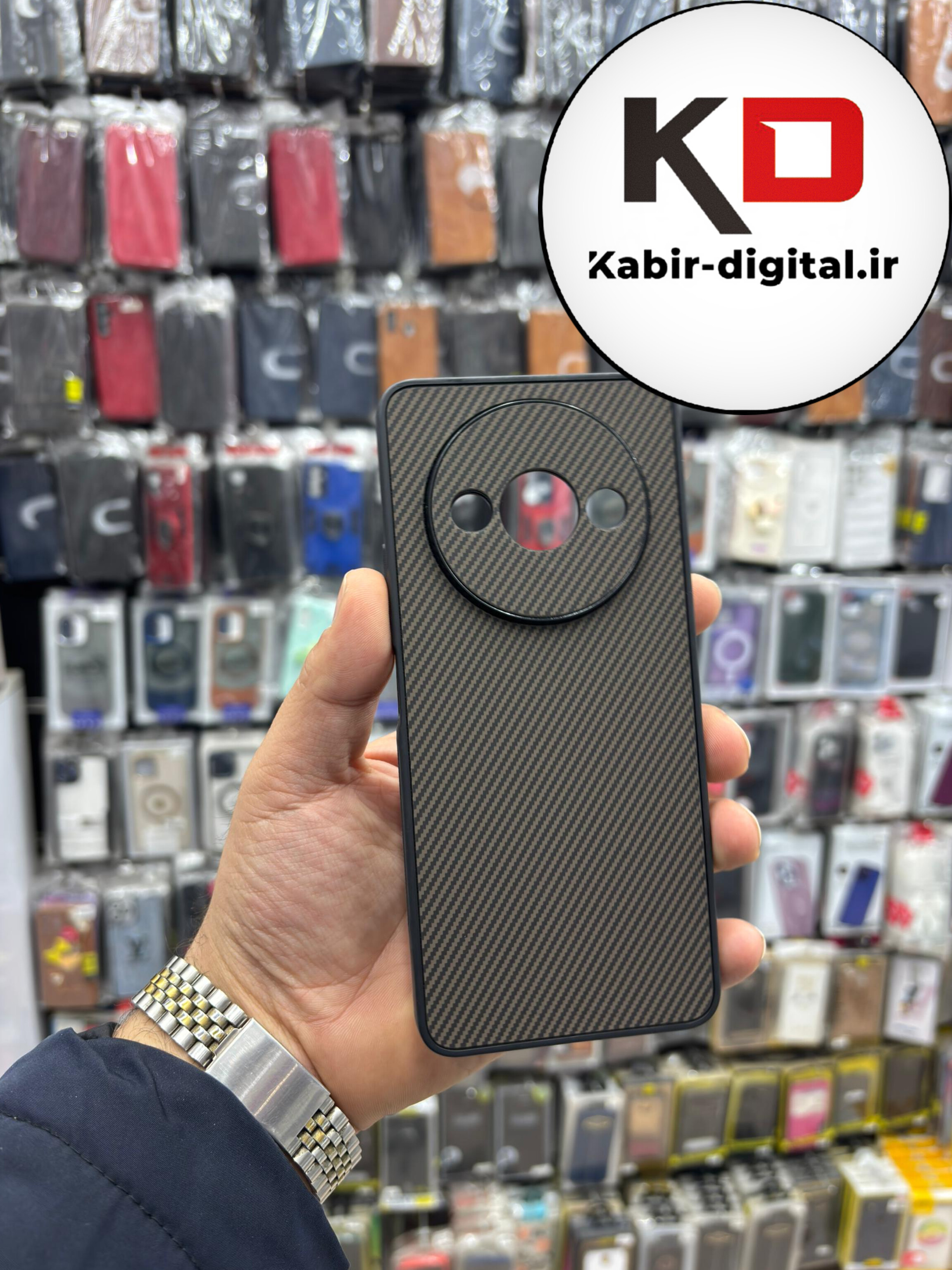 قاب گوشی Redmi A3 / Redmi A3x شیائومی Hatching Case سیلیکونی طرح هاشور ایربگ دار محافظ لنز دار