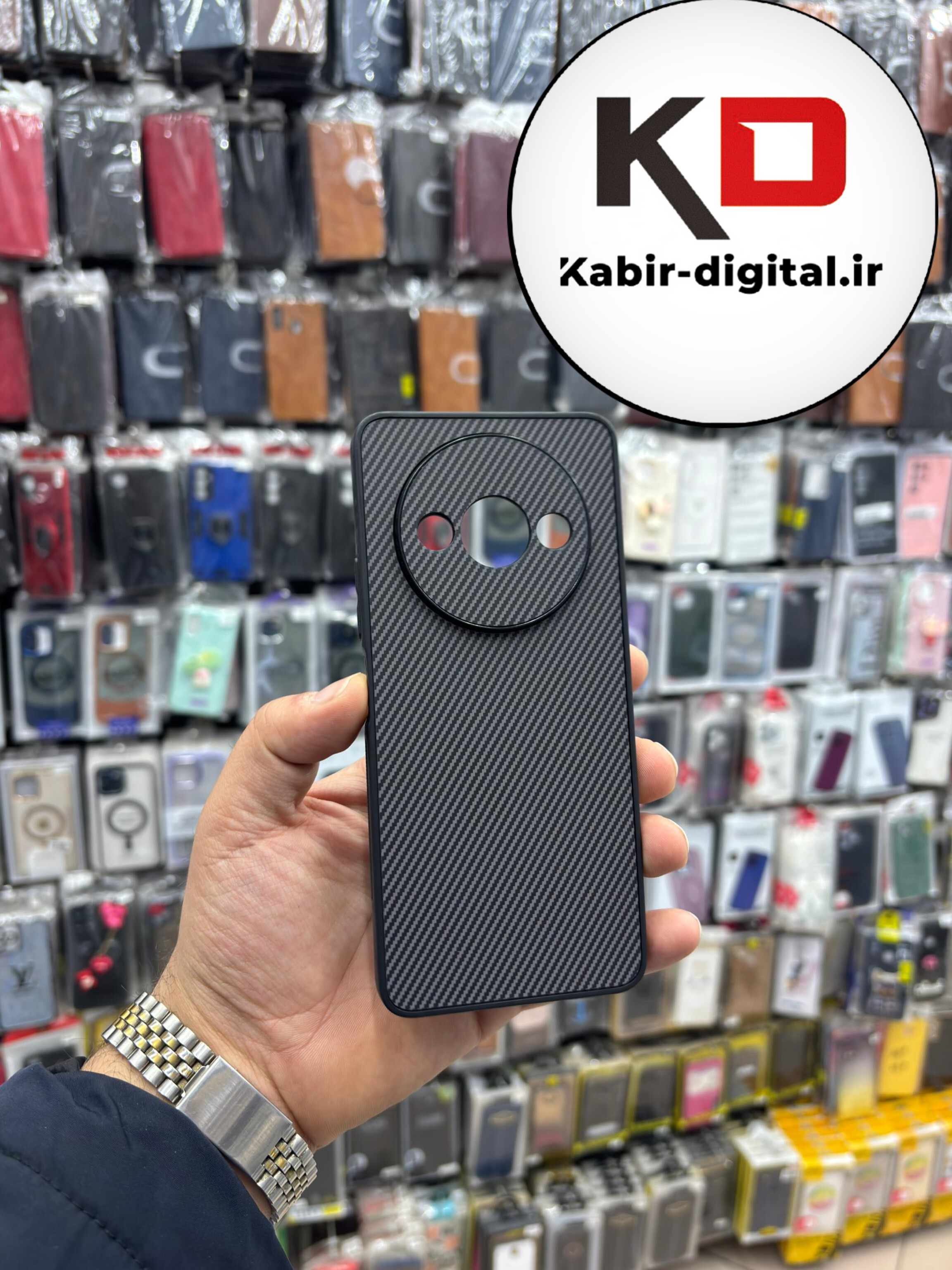 قاب گوشی Redmi A3 / Redmi A3x شیائومی Hatching Case سیلیکونی طرح هاشور ایربگ دار محافظ لنز دار