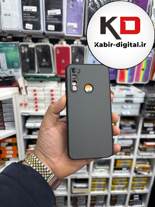 قاب گوشی Note 8 شیائومی Hatching Case سیلیکونی طرح هاشور ایربگ دار محافظ لنز دار