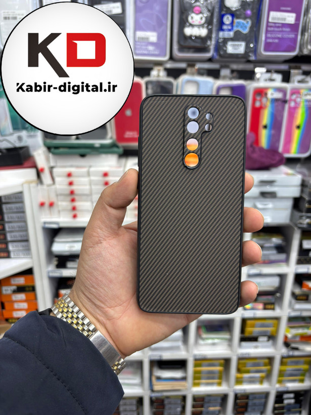 قاب گوشی Note 8 pro شیائومی Hatching Case سیلیکونی طرح هاشور ایربگ دار محافظ لنز دار