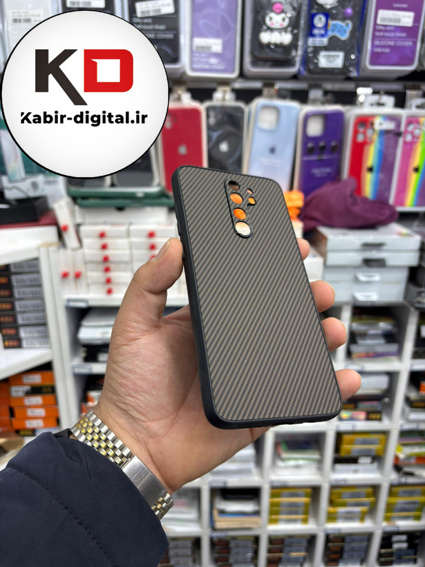 قاب گوشی Note 8 pro شیائومی Hatching Case سیلیکونی طرح هاشور ایربگ دار محافظ لنز دار