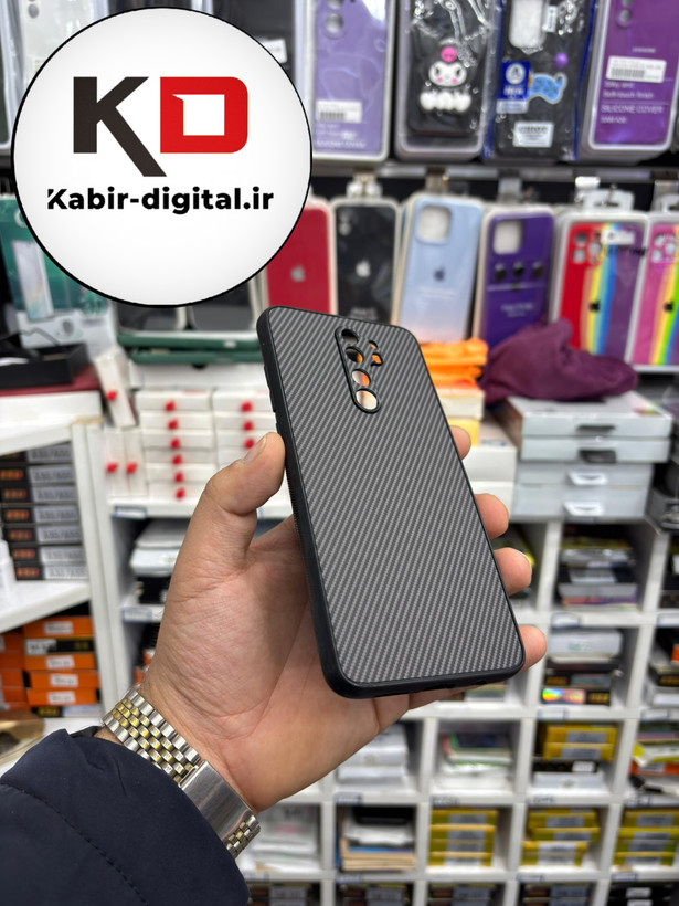 قاب گوشی Note 8 pro شیائومی Hatching Case سیلیکونی طرح هاشور ایربگ دار محافظ لنز دار