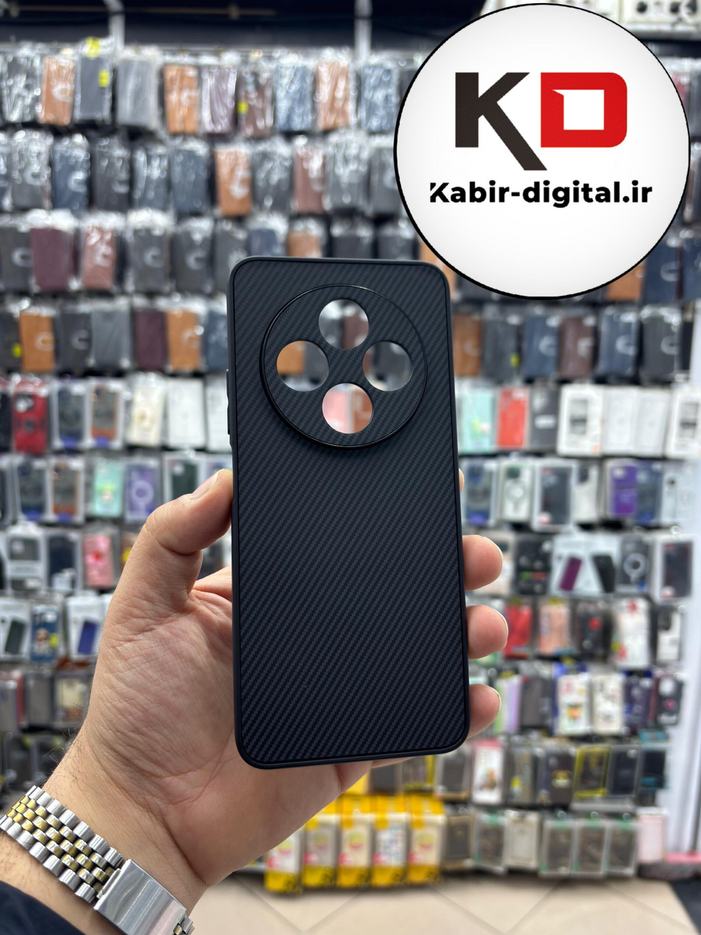 قاب گوشی Redmi 14c / Redmi A4 / POCO C75 شیائومی Hatching Case سیلیکونی طرح هاشور ایربگ دار محافظ لنز دار مشکی