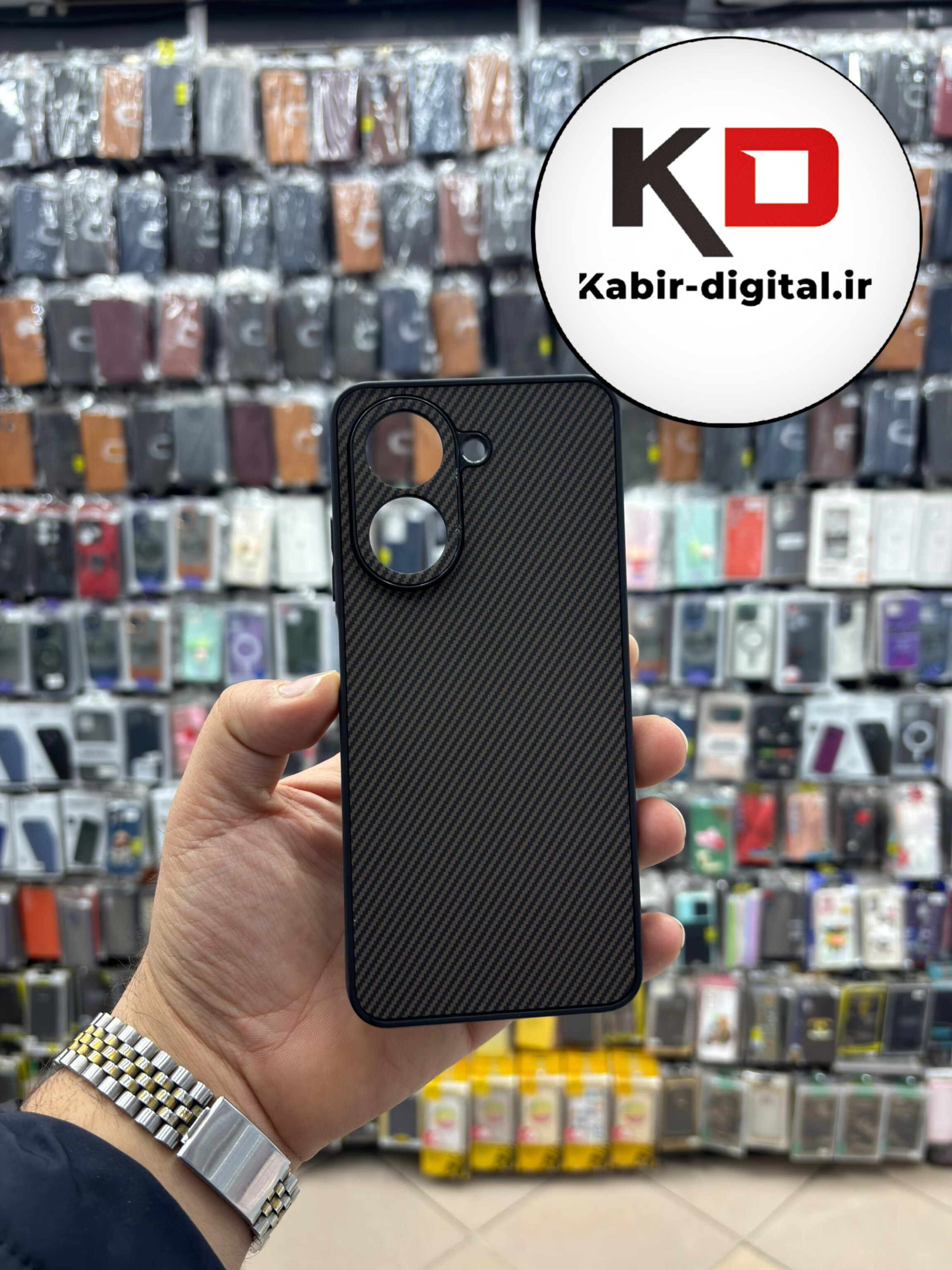 قاب گوشی Redmi A5 / POCO C71  شیائومی Hatching Case سیلیکونی طرح هاشور ایربگ دار محافظ لنز دار