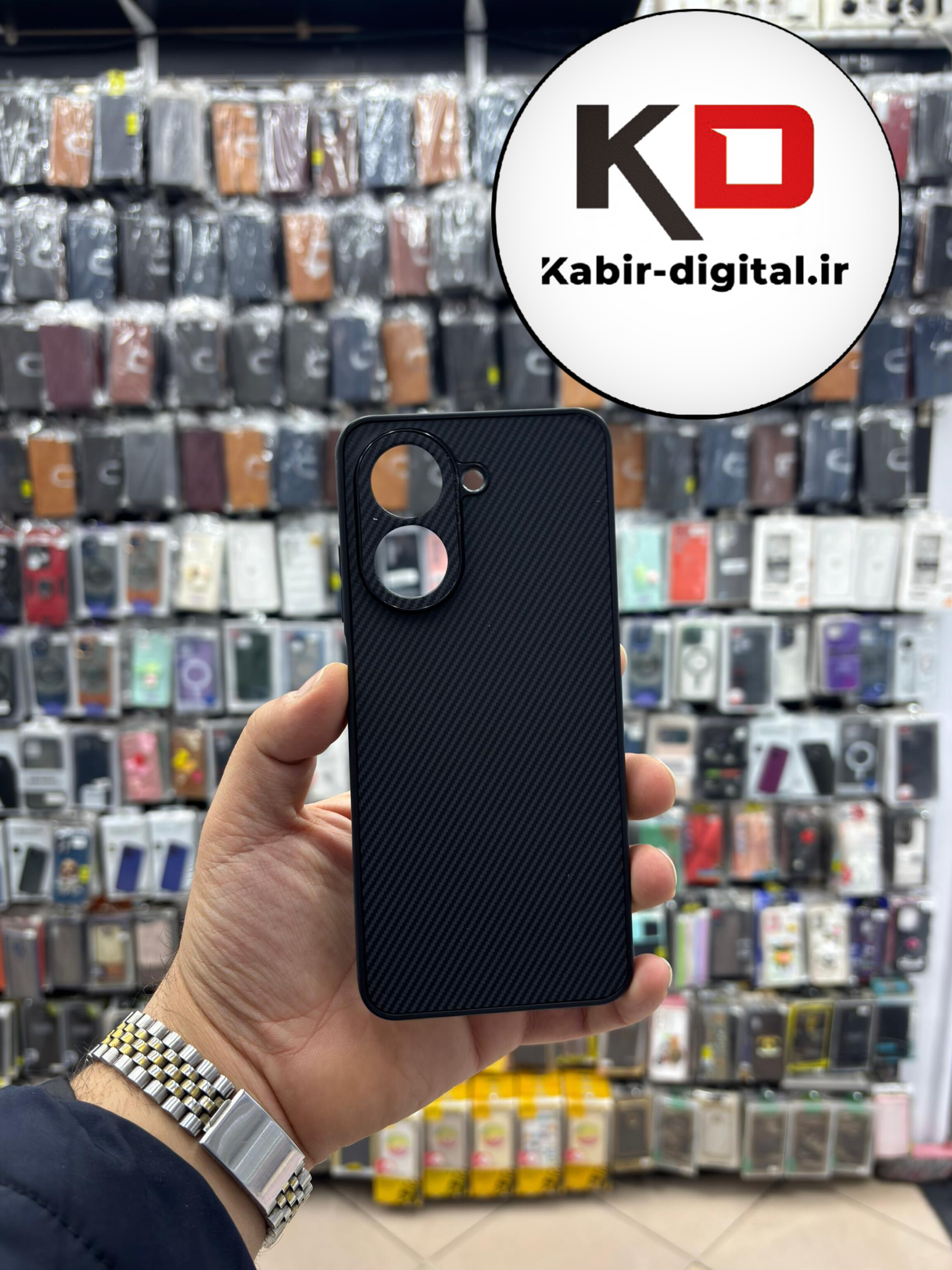 قاب گوشی Redmi A5 / POCO C71  شیائومی Hatching Case سیلیکونی طرح هاشور ایربگ دار محافظ لنز دار