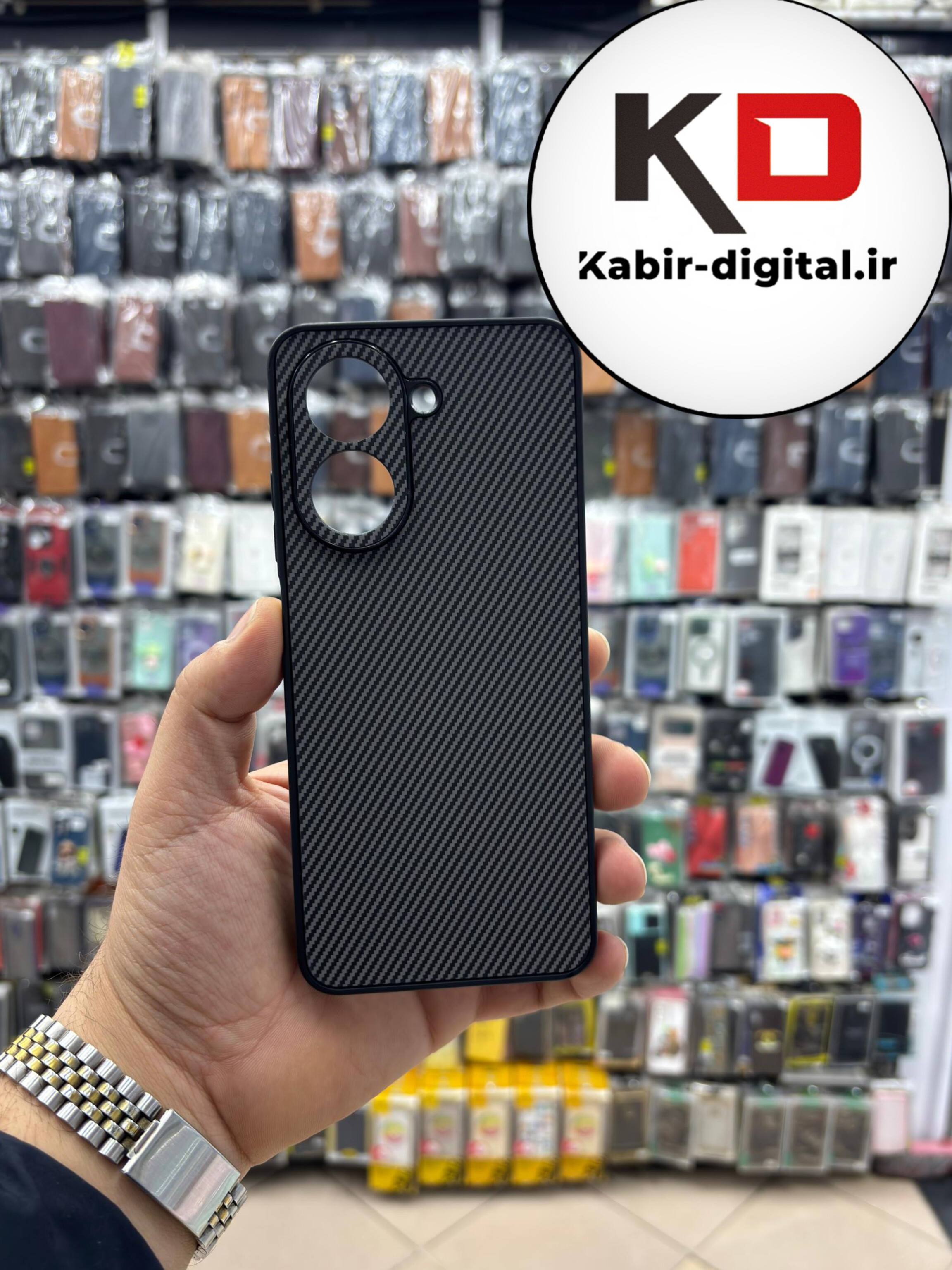 قاب گوشی Redmi A5 / POCO C71  شیائومی Hatching Case سیلیکونی طرح هاشور ایربگ دار محافظ لنز دار