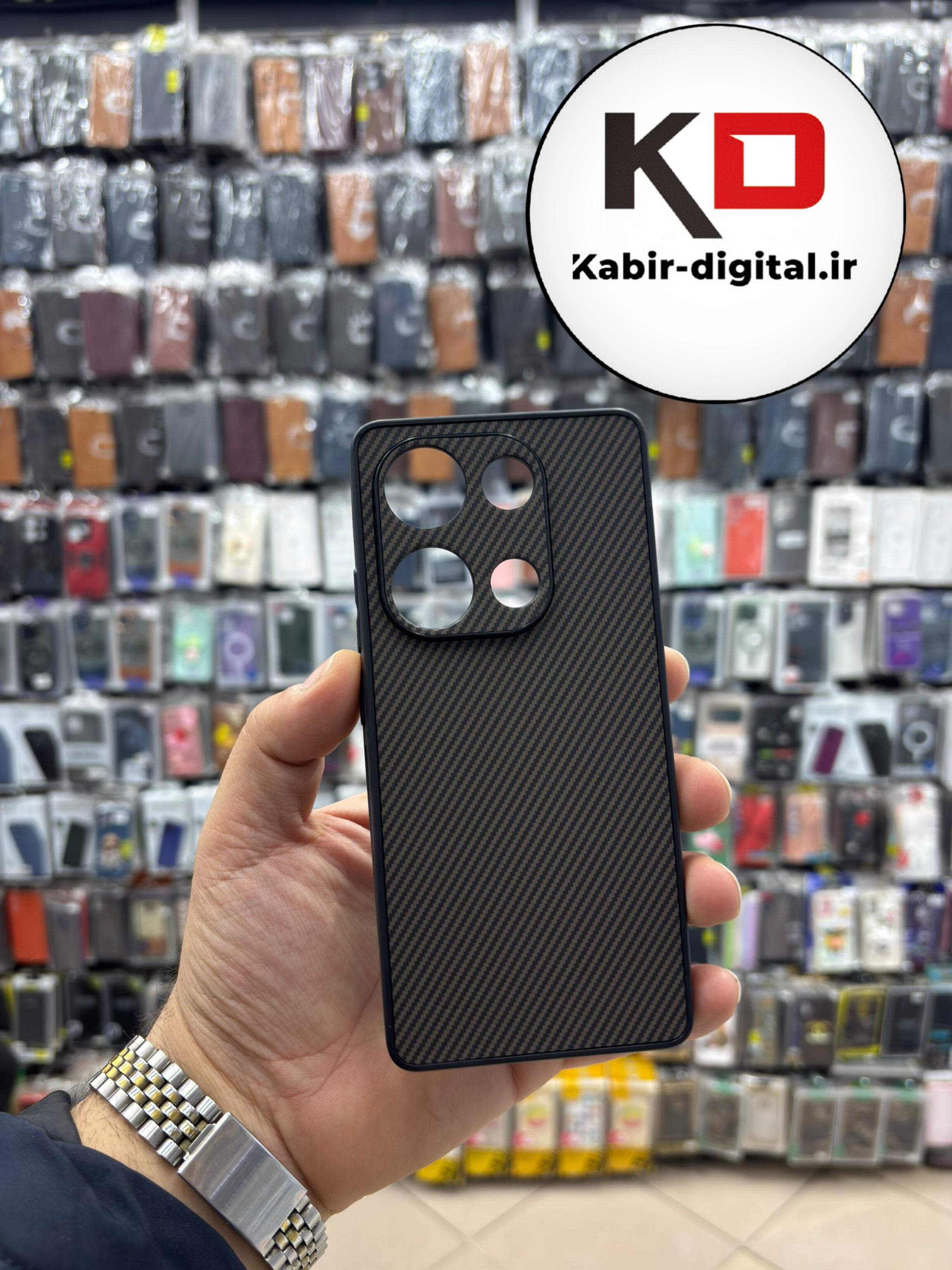 قاب گوشی Redmi Note 13 Pro 4g  / POCO M6 pro شیائومی Hatching Case سیلیکونی طرح هاشور ایربگ دار محافظ لنز دار