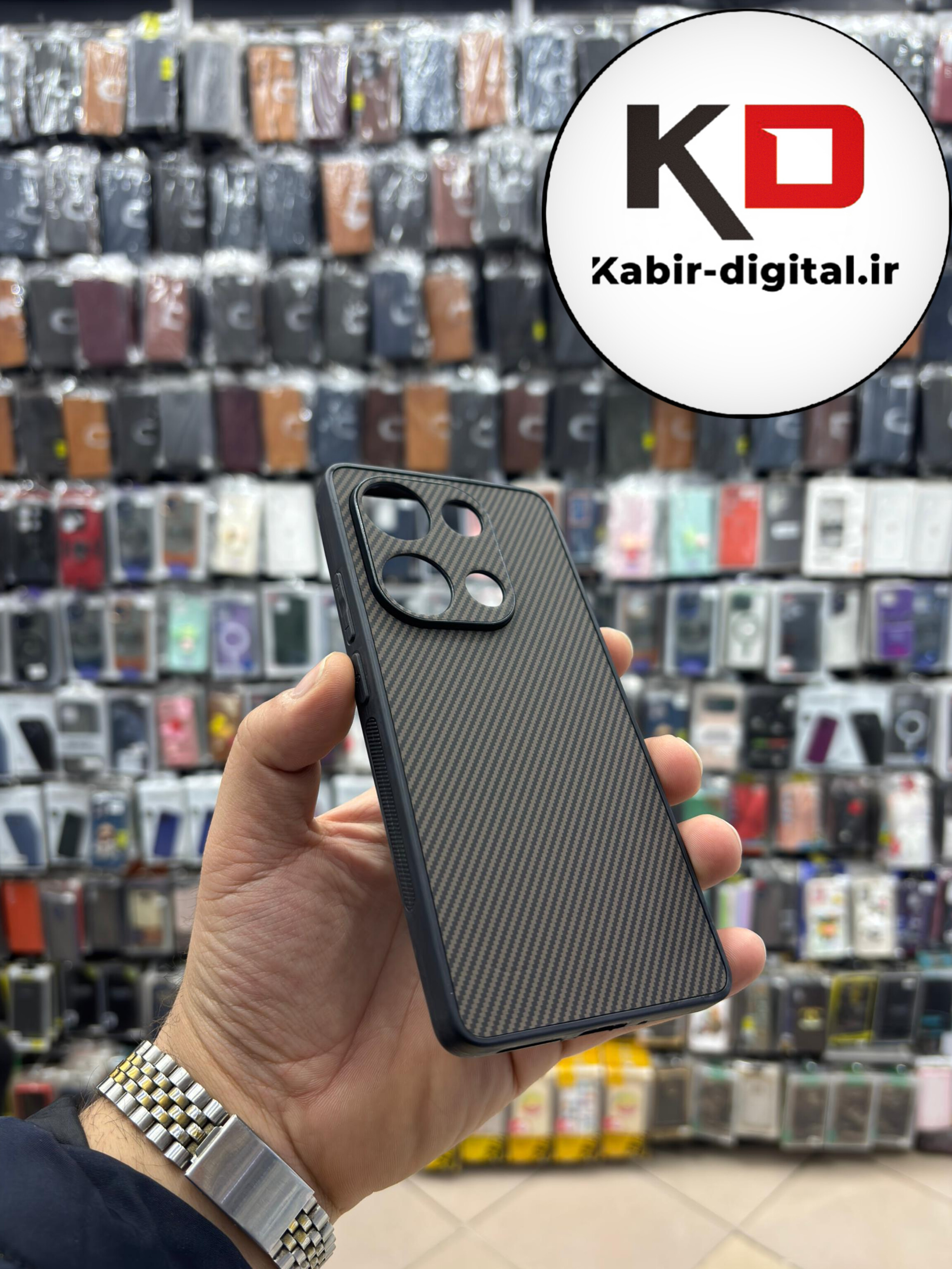 قاب گوشی Redmi Note 13 Pro 4g / POCO M6 pro شیائومی Hatching Case سیلیکونی طرح هاشور ایربگ دار محافظ لنز دار