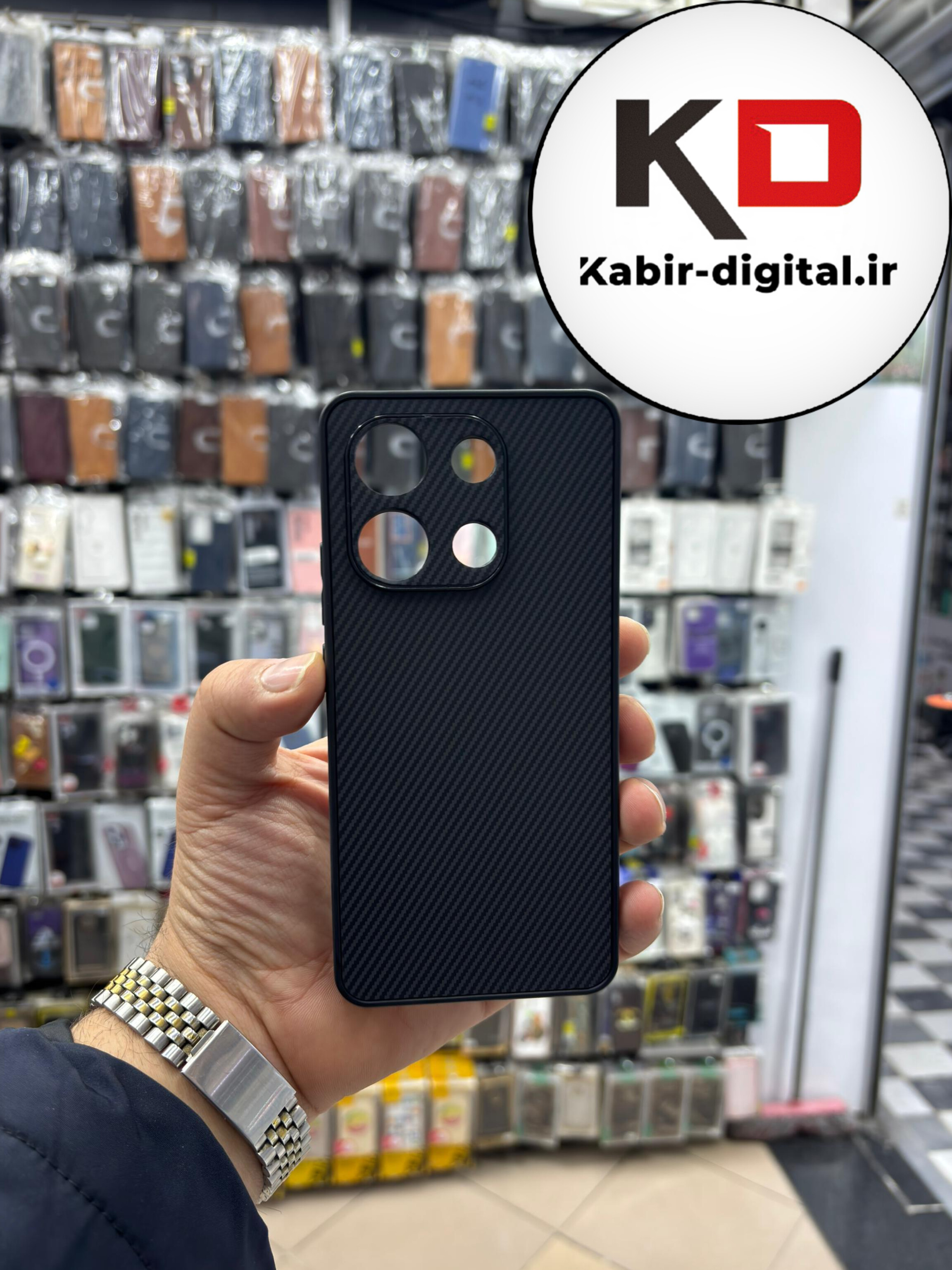 قاب گوشی Redmi Note 13 Pro 4g  / POCO M6 pro شیائومی Hatching Case سیلیکونی طرح هاشور ایربگ دار محافظ لنز دار