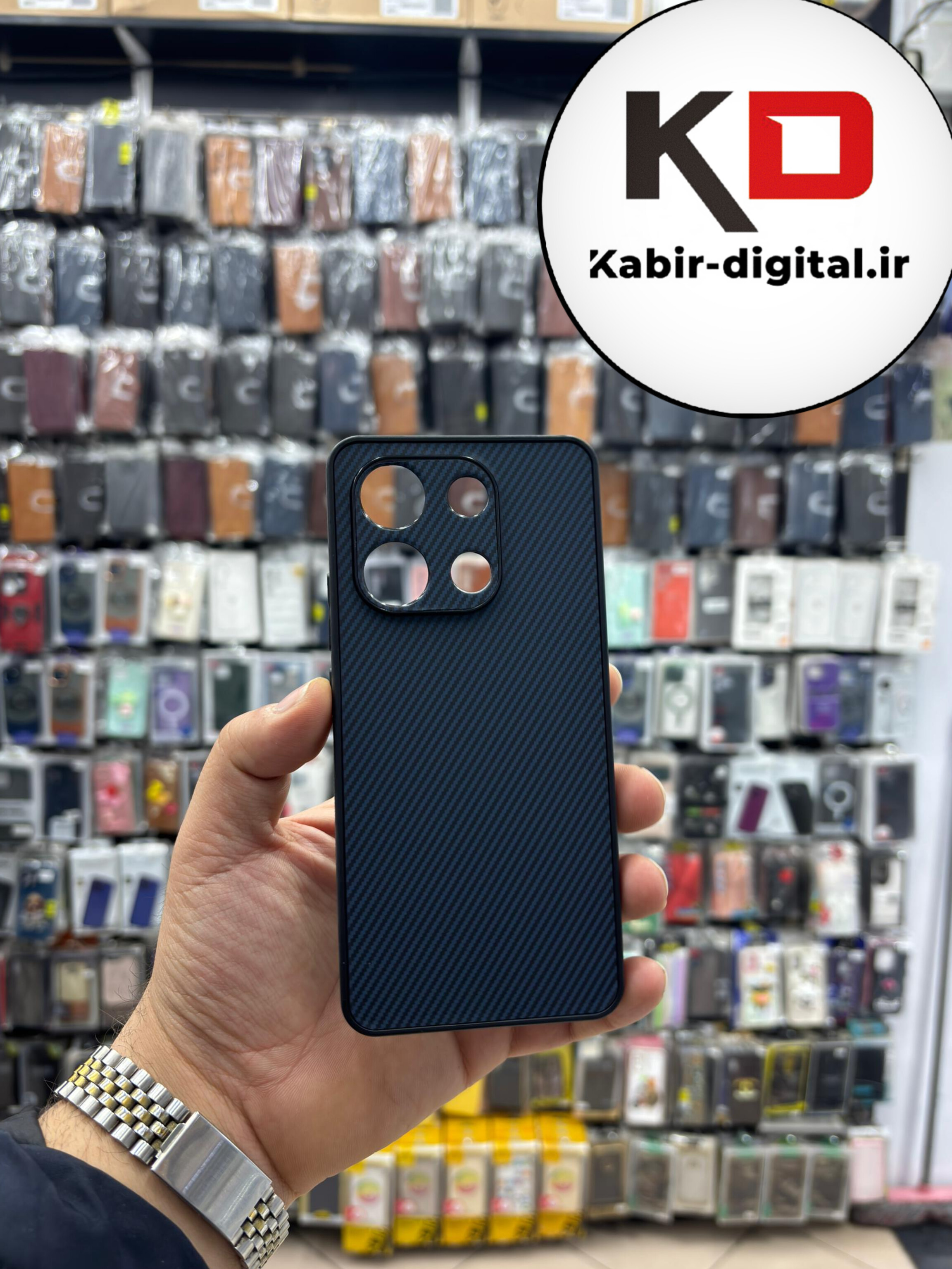 قاب گوشی Redmi Note 13 Pro 4g شیائومی Hatching Case سیلیکونی طرح هاشور ایربگ دار محافظ لنز دار