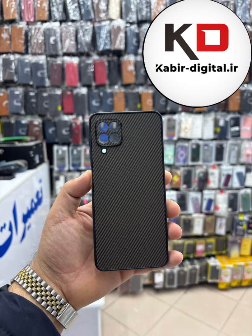 قاب گوشی Galaxy A22 4g / M32 سامسونگ Hatching Case سیلیکونی طرح هاشور ایربگ دار محافظ لنز دار