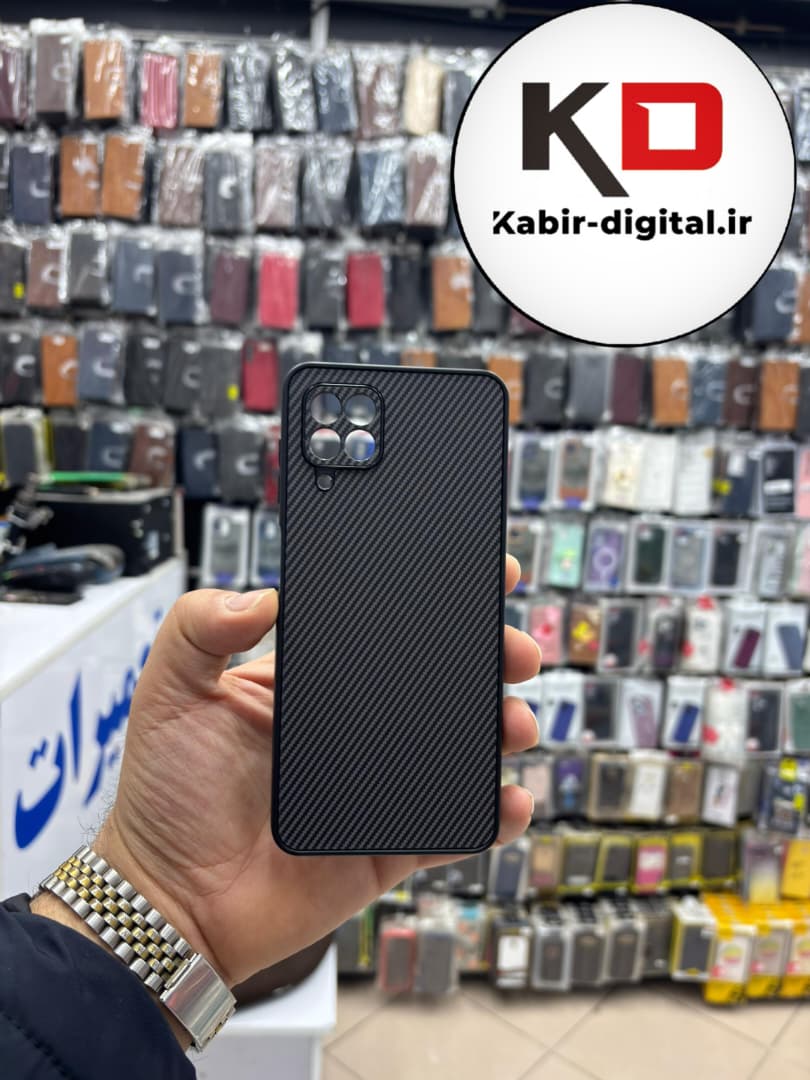 قاب گوشی Galaxy A22 4g / M32 سامسونگ Hatching Case سیلیکونی طرح هاشور ایربگ دار محافظ لنز دار