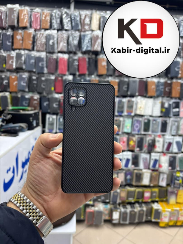 قاب گوشی Galaxy A22 4g / M32 سامسونگ Hatching Case سیلیکونی طرح هاشور ایربگ دار محافظ لنز دار