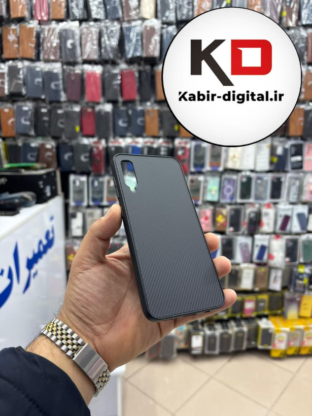 قاب گوشی Galaxy A50 / A30s / A50s سامسونگ Hatching Case سیلیکونی طرح هاشور ایربگ دار محافظ لنز دار