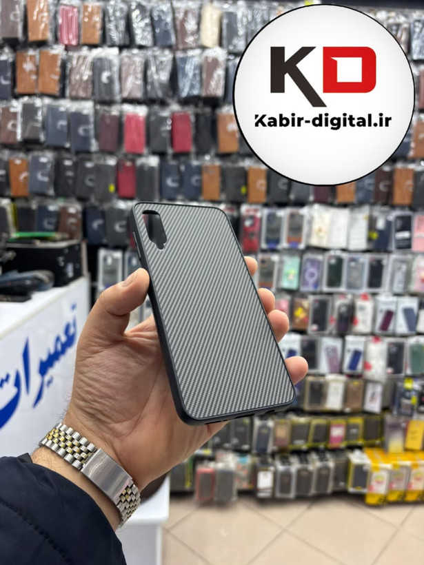 قاب گوشی Galaxy A50 / A30s / A50s سامسونگ Hatching Case سیلیکونی طرح هاشور ایربگ دار محافظ لنز دار