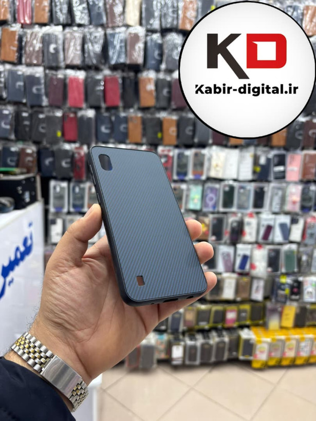 قاب گوشی Galaxy A10 / M10 سامسونگ Hatching Case سیلیکونی طرح هاشور ایربگ دار محافظ لنز دار