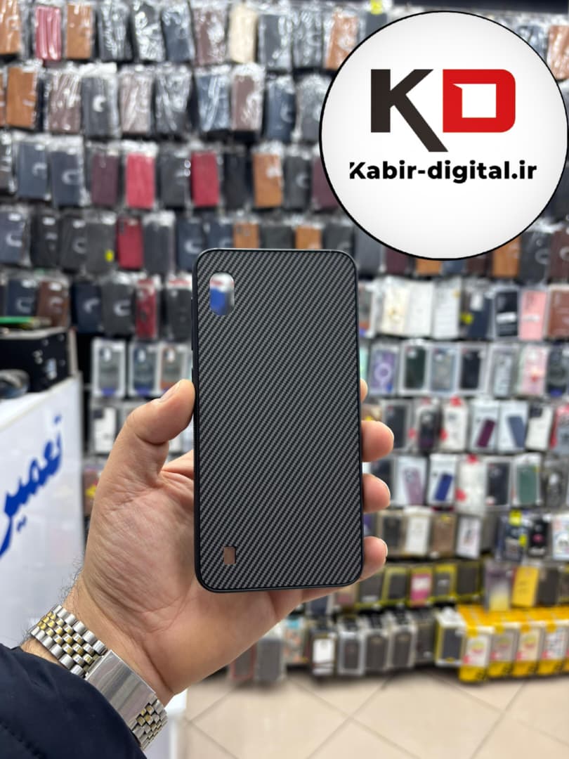 قاب گوشی Galaxy A10 / M10 سامسونگ Hatching Case سیلیکونی طرح هاشور ایربگ دار محافظ لنز دار