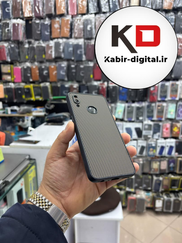 قاب گوشی Galaxy A10s سامسونگ Hatching Case سیلیکونی طرح هاشور ایربگ دار محافظ لنز دار