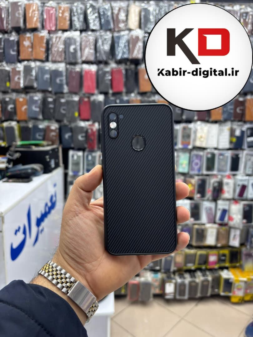 قاب گوشی Galaxy A11 / M11 سامسونگ Hatching Case سیلیکونی طرح هاشور ایربگ دار محافظ لنز دار