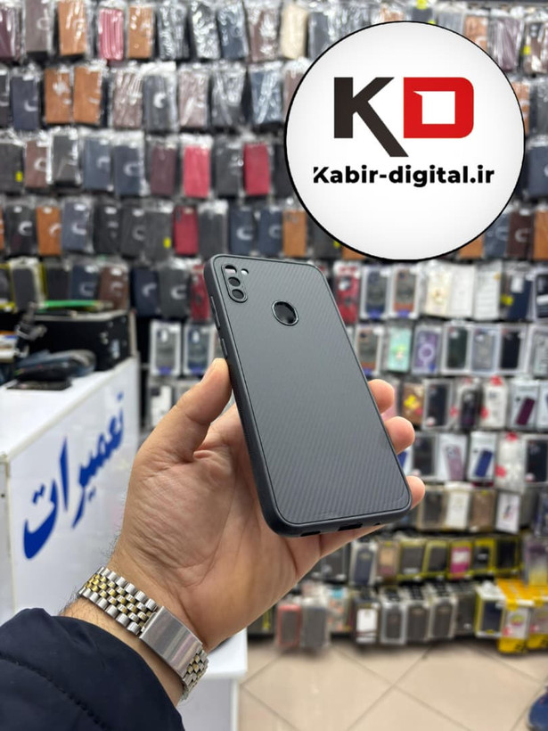 قاب گوشی Galaxy A11 / M11 سامسونگ Hatching Case سیلیکونی طرح هاشور ایربگ دار محافظ لنز دار
