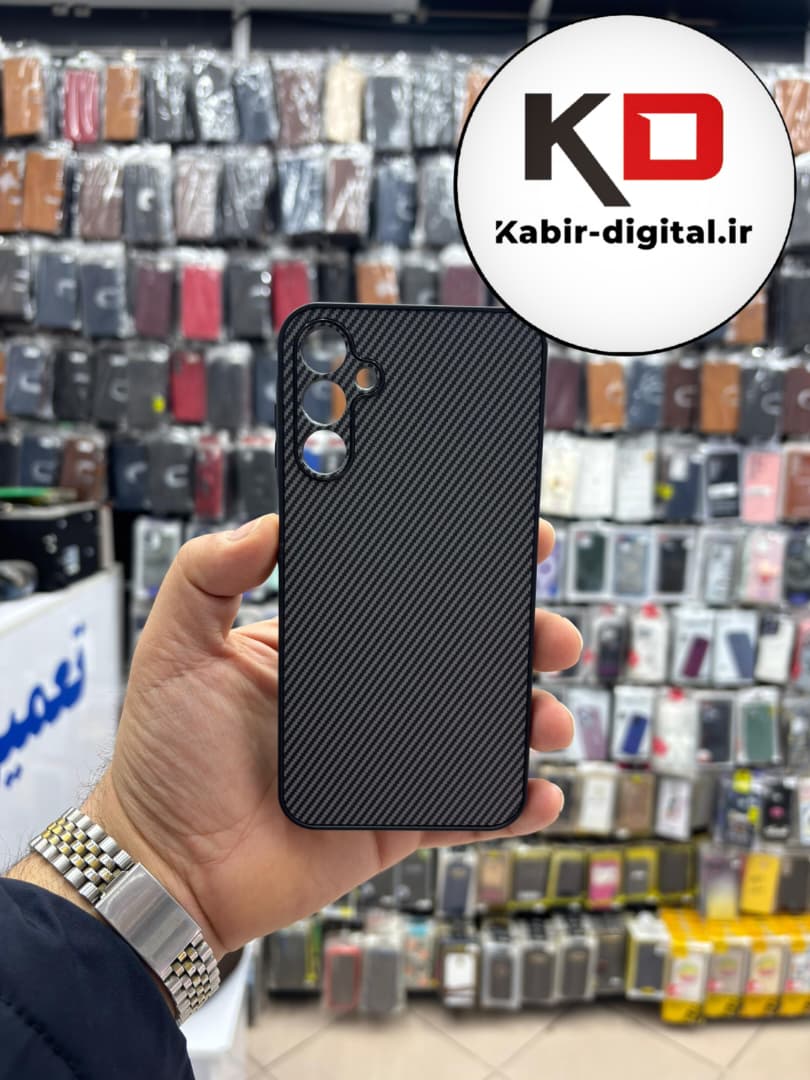 قاب گوشی Galaxy A15 سامسونگ Hatching Case سیلیکونی طرح هاشور ایربگ دار محافظ لنز دار