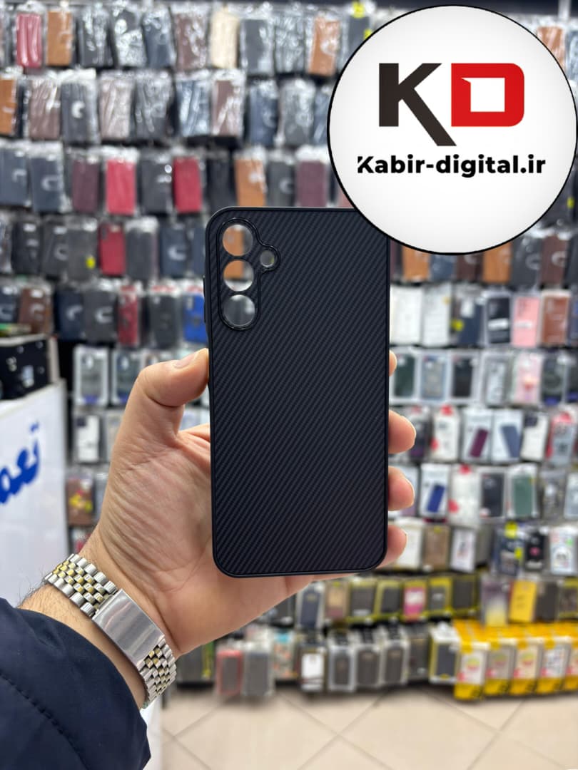 قاب گوشی Galaxy A15 سامسونگ Hatching Case سیلیکونی طرح هاشور ایربگ دار محافظ لنز دار