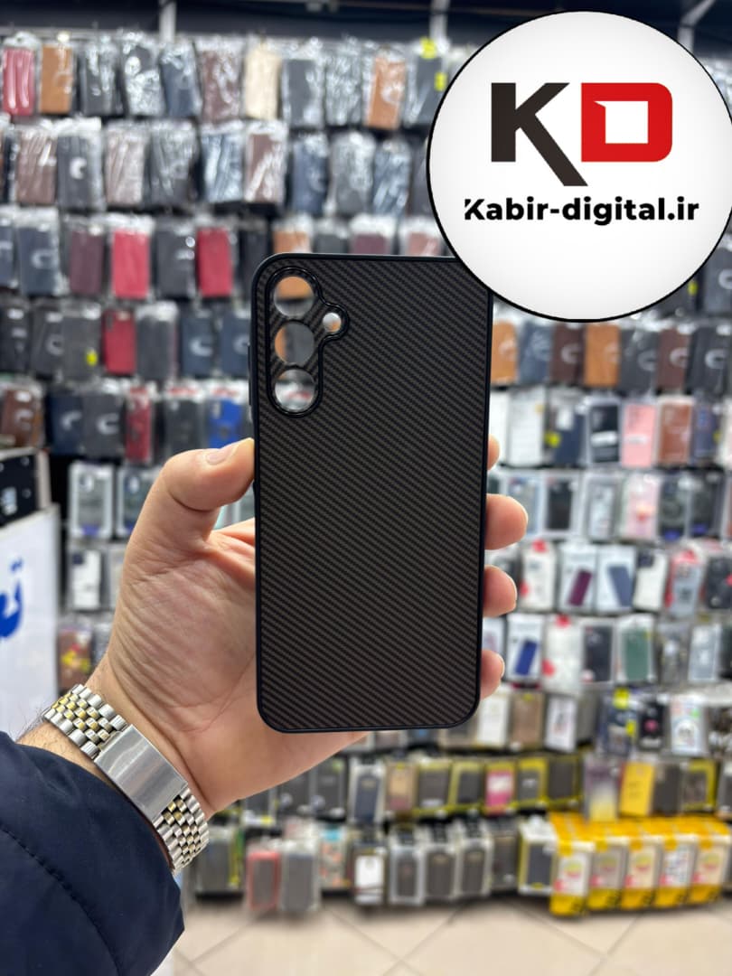 قاب گوشی Galaxy A15 سامسونگ Hatching Case سیلیکونی طرح هاشور ایربگ دار محافظ لنز دار