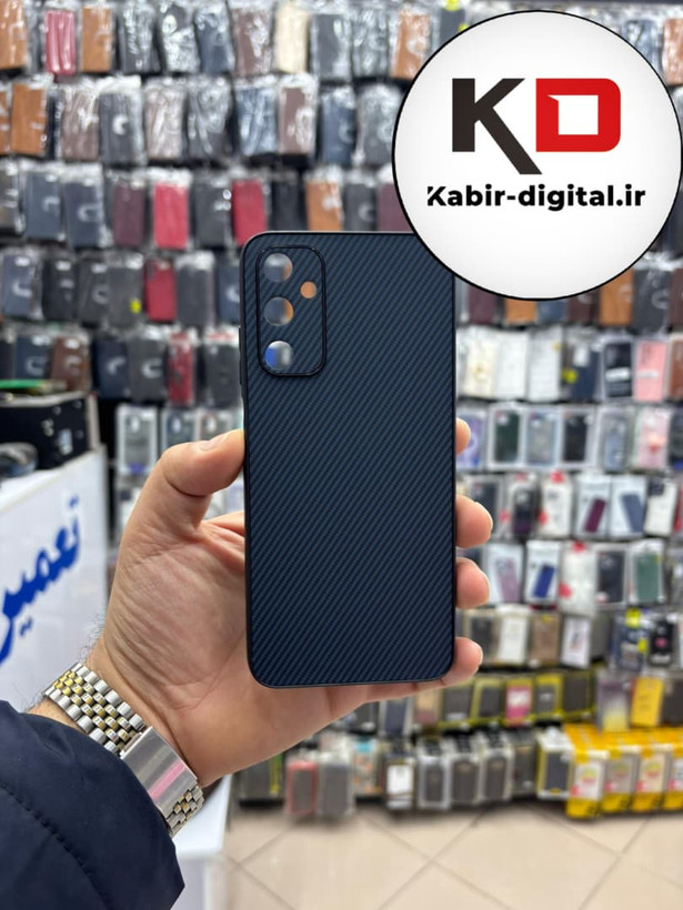 قاب گوشی Galaxy A14 سامسونگ Hatching Case سیلیکونی طرح هاشور ایربگ دار محافظ لنز دار