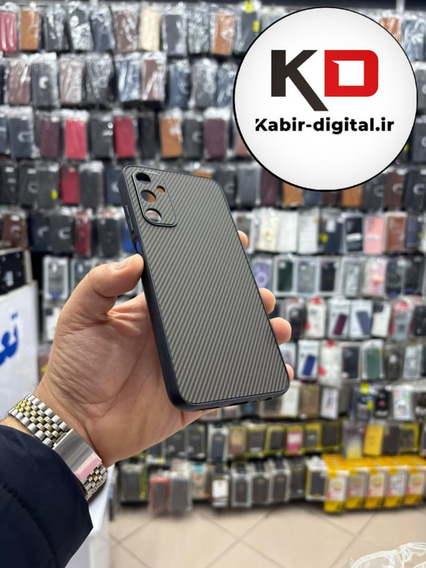 قاب گوشی Galaxy A14 سامسونگ Hatching Case سیلیکونی طرح هاشور ایربگ دار محافظ لنز دار