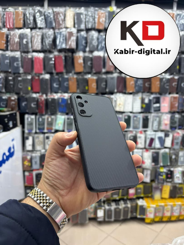 قاب گوشی Galaxy A14 سامسونگ Hatching Case سیلیکونی طرح هاشور ایربگ دار محافظ لنز دار