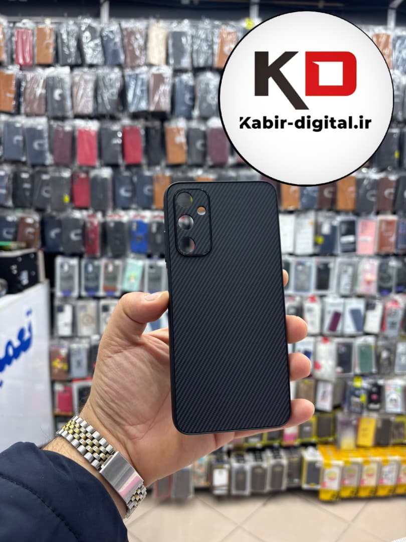 قاب گوشی Galaxy A14 سامسونگ Hatching Case سیلیکونی طرح هاشور ایربگ دار محافظ لنز دار