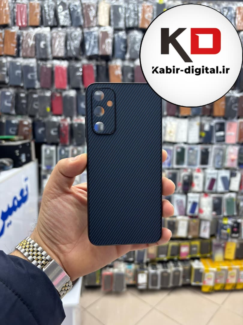 قاب گوشی Galaxy A05s سامسونگ Hatching Case سیلیکونی طرح هاشور ایربگ دار محافظ لنز دار