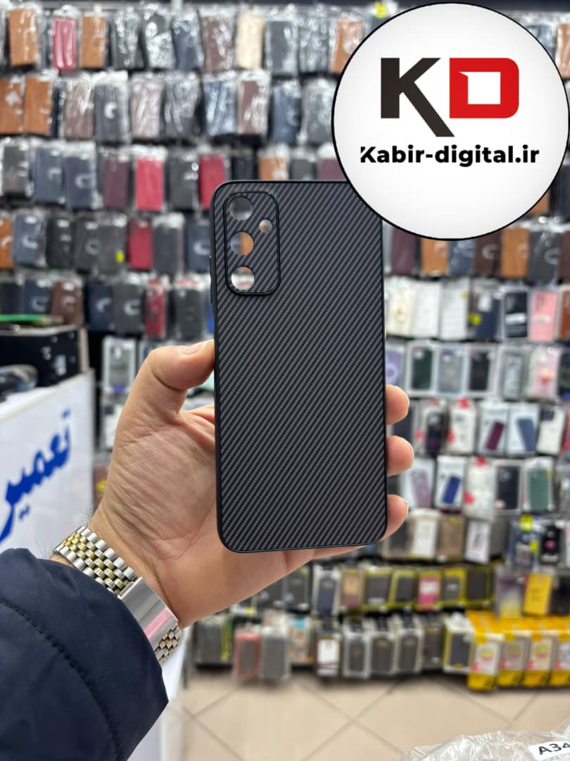 قاب گوشی Galaxy A05s سامسونگ Hatching Case سیلیکونی طرح هاشور ایربگ دار محافظ لنز دار