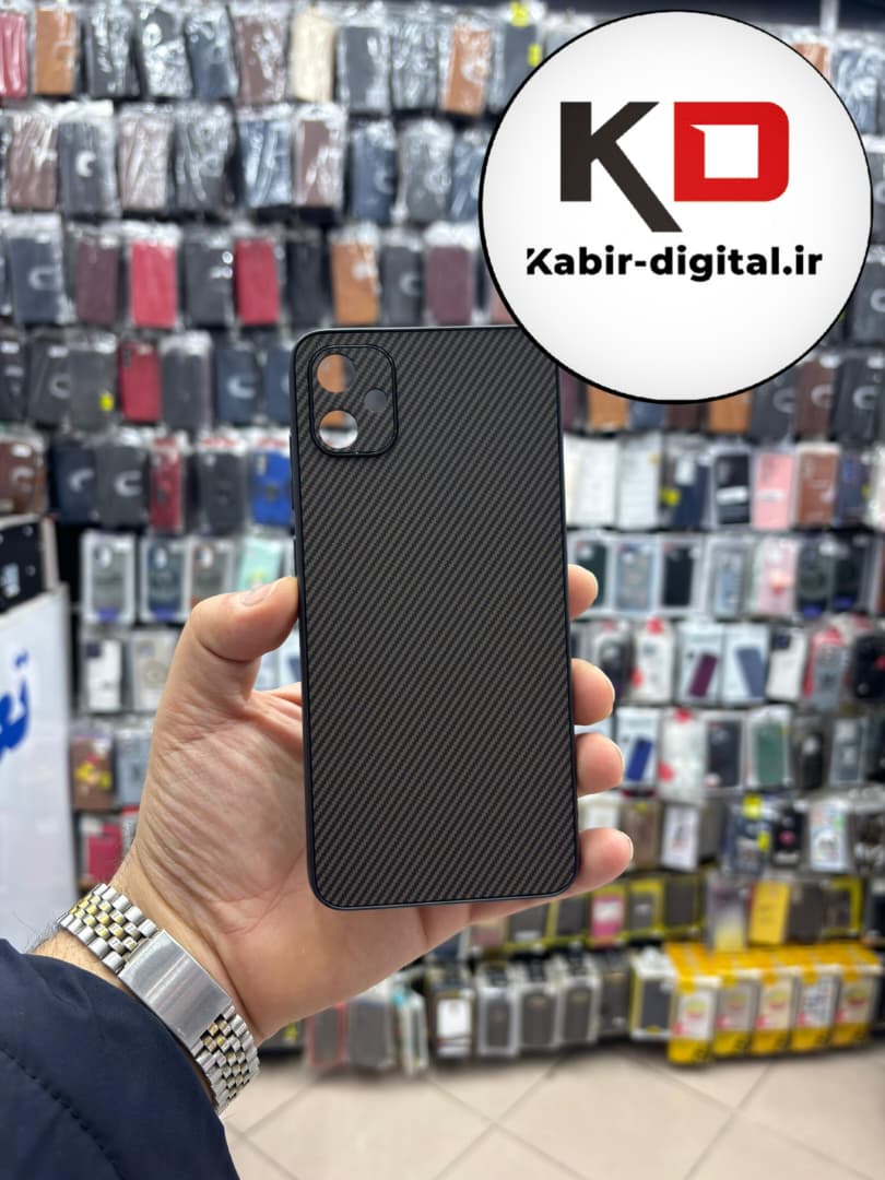 قاب گوشی Galaxy A05 سامسونگ Hatching Case سیلیکونی طرح هاشور ایربگ دار محافظ لنز دار