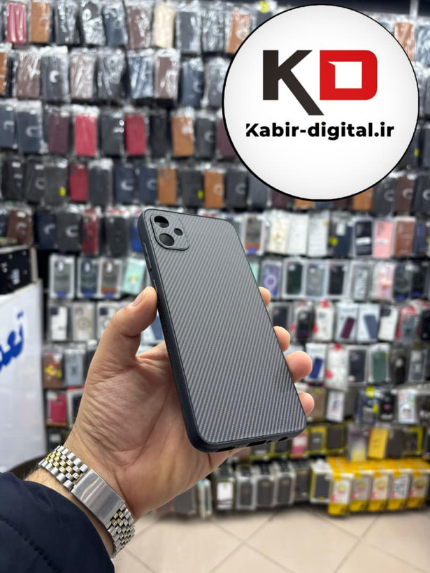 قاب گوشی Galaxy A05 سامسونگ Hatching Case سیلیکونی طرح هاشور ایربگ دار محافظ لنز دار