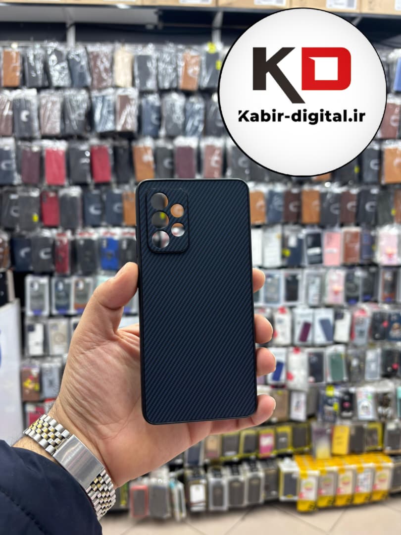 قاب گوشی Galaxy A52 / A52s سامسونگ Hatching Case سیلیکونی طرح هاشور ایربگ دار محافظ لنز دار