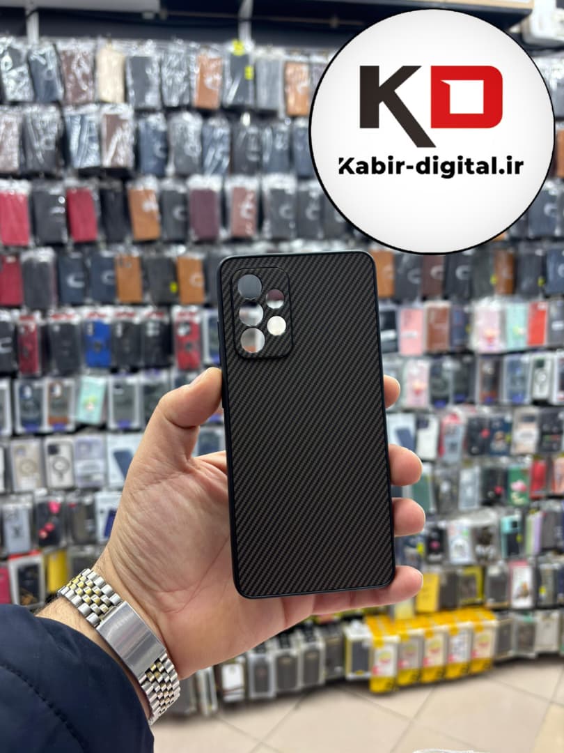 قاب گوشی Galaxy A52 / A52s سامسونگ Hatching Case سیلیکونی طرح هاشور ایربگ دار محافظ لنز دار