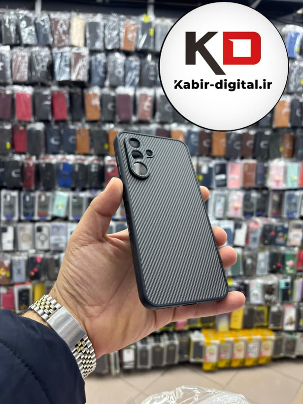 قاب گوشی Galaxy A17 / A26 سامسونگ Hatching Case سیلیکونی طرح هاشور ایربگ دار محافظ لنز دار