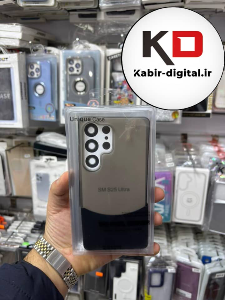 قاب گوشی Galaxy S25 Utra سامسونگ لاکچری اورجینال مات دوتیکه HARD سخت مشکی