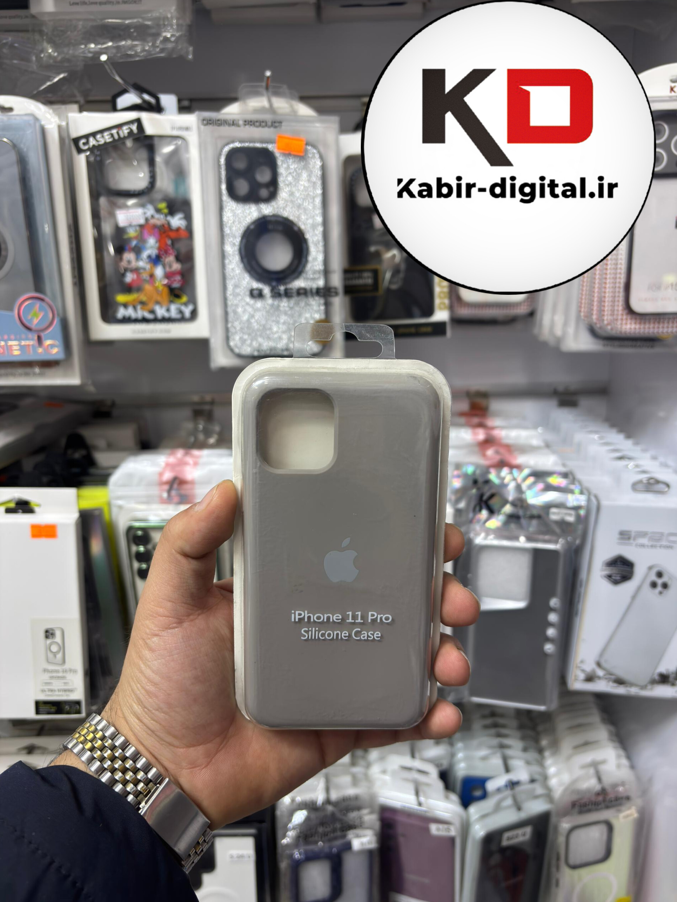 قاب گوشی iPhone 11 Pro آیفون سیلیکونی اورجینال پاک کنی درجه یک زیربسته
