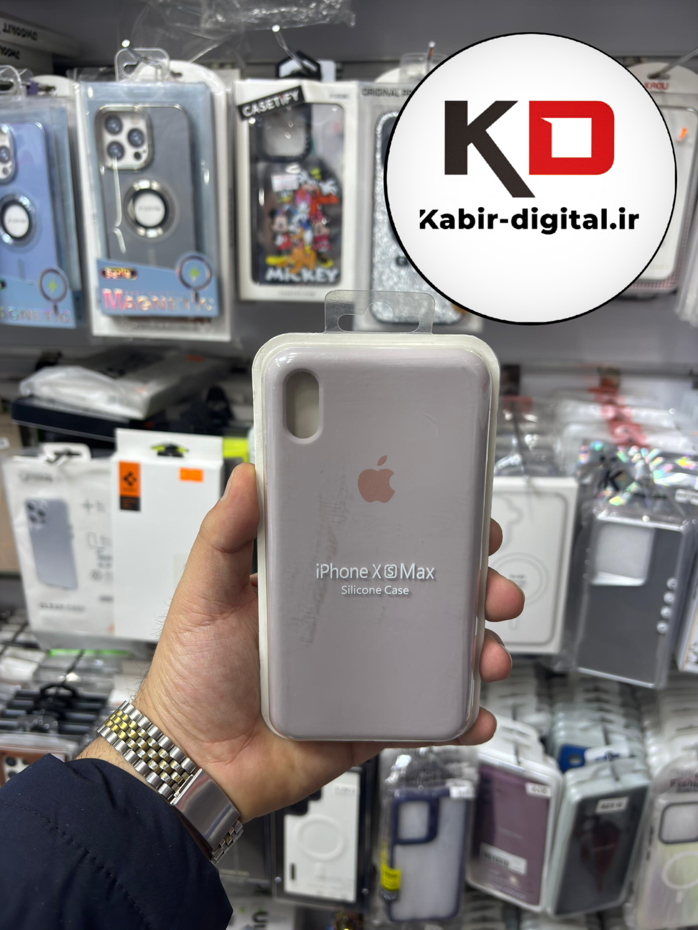 قاب گوشی iPhone XS MAX آیفون سیلیکونی اورجینال پاک کنی درجه یک زیربسته