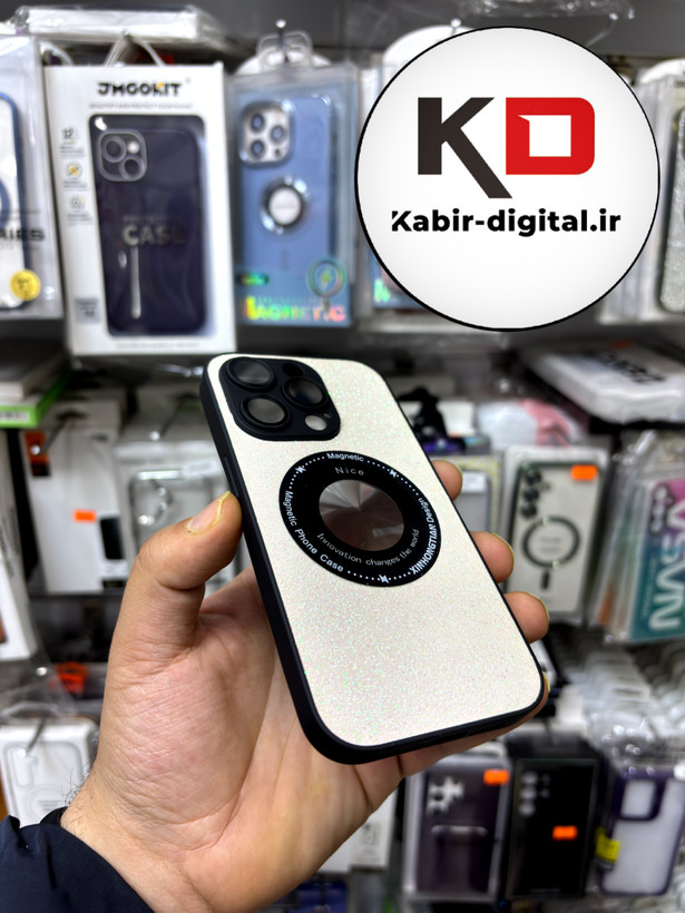 قاب گوشی iPhone 14 Pro آیفون اورجینال محافظ لنزدار شیشه ای شاین شیری