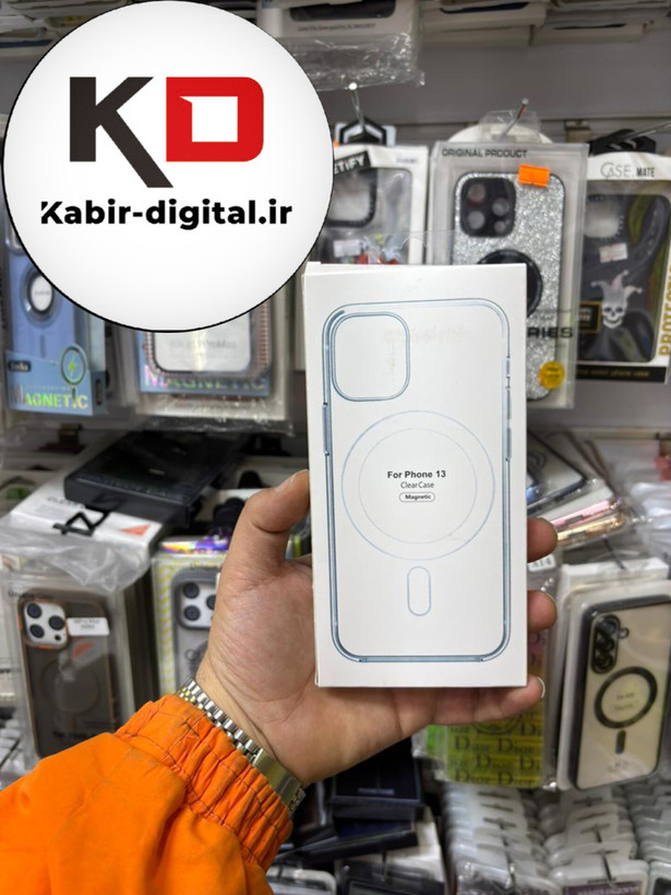 قاب گوشی iPhone 13 آیفون شفاف مگ سیف دار MagSafe اورجینال ایربگ دار