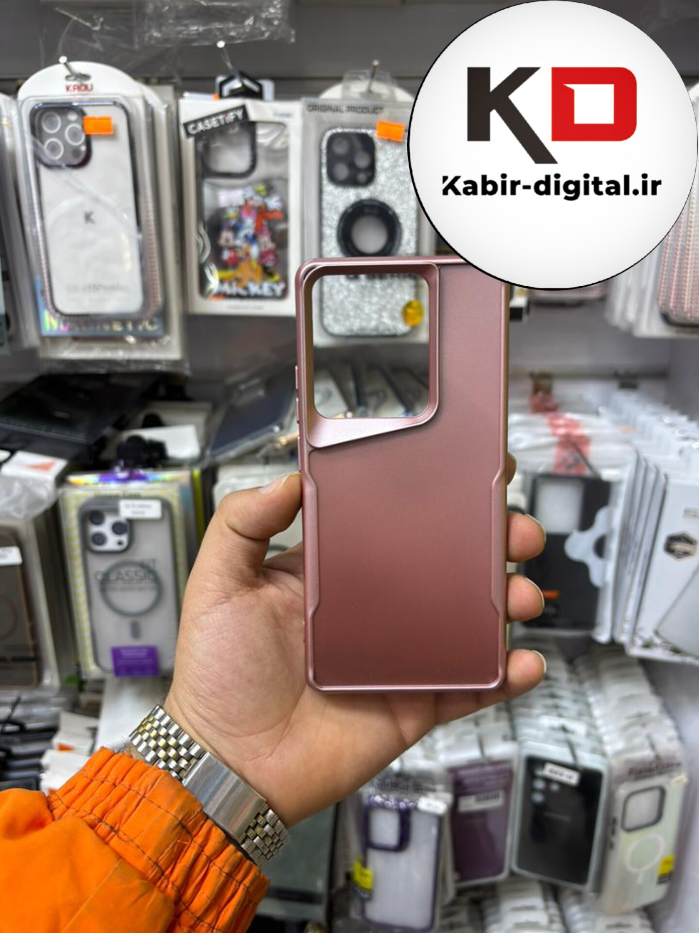 قاب گوشی  Redmi Note 13 Pro 4G/POCO M6 Pro / Note 14s شیائومی New Zone سیلیکونی متالیک Sport گلبهی