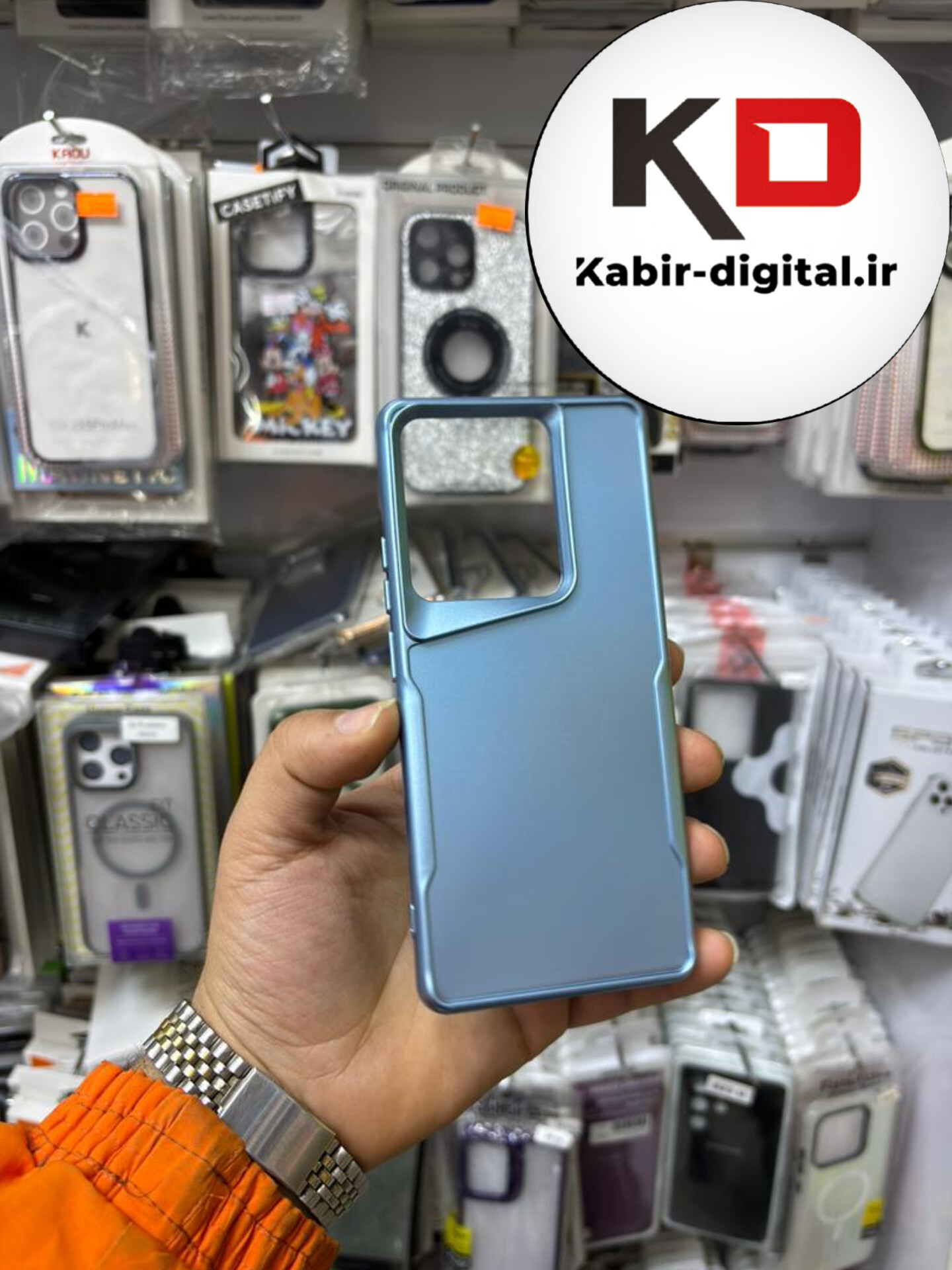قاب گوشی  Redmi Note 13 Pro 4G/POCO M6 Pro / Note 14s شیائومی New Zone سیلیکونی متالیک Sport آبی