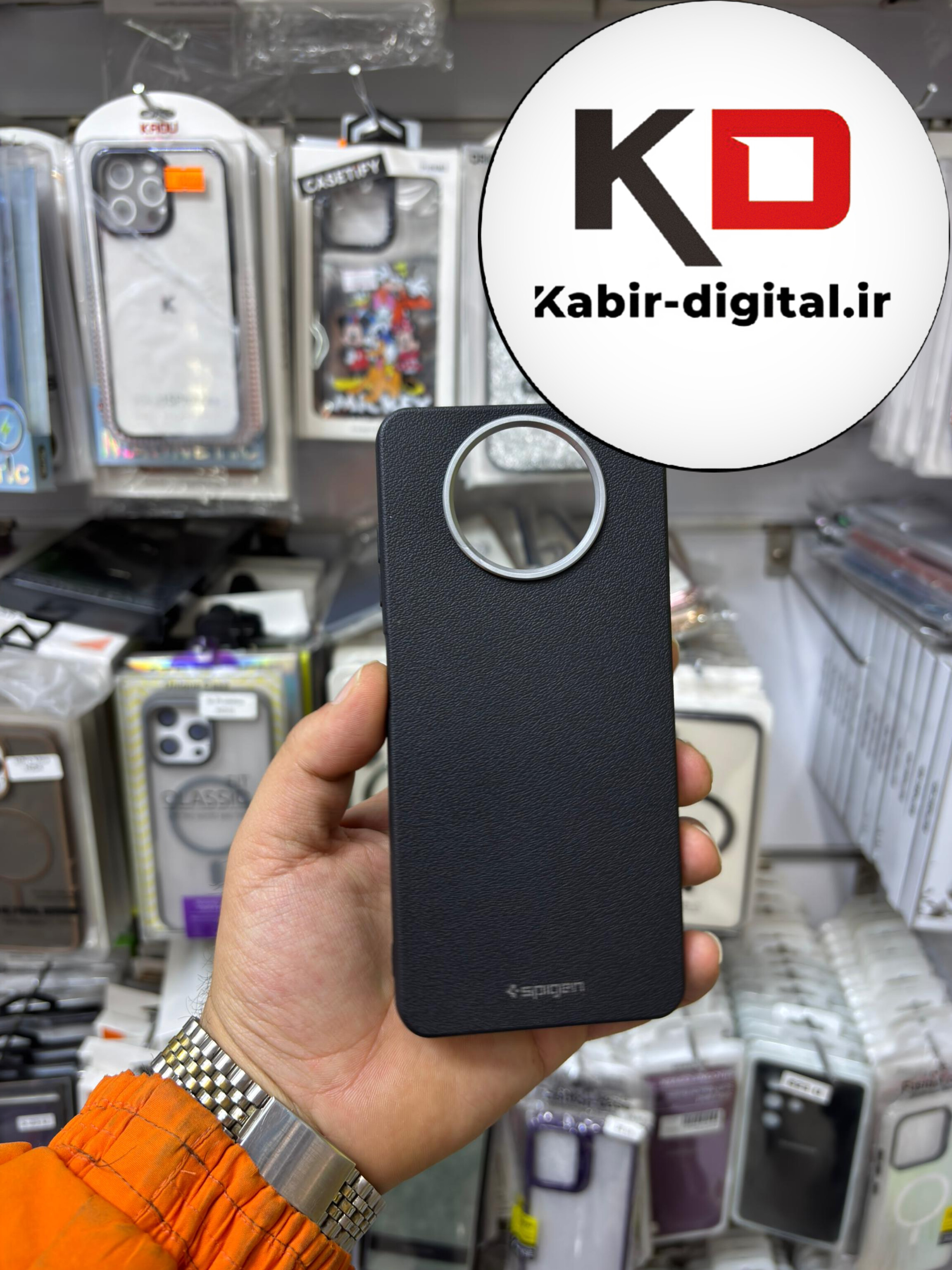 قاب گوشی Poco X3 NFC / Poco X3 Pro شیائومی لدر دیزاین SOFT Lether Design سیلیکونی SPIGEN اسپیگن طرح چرم مشکی