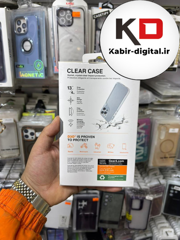 قاب گوشی iPhone 16 آیفون Magsafe مگ سیف اورجینال شفاف اسپرت