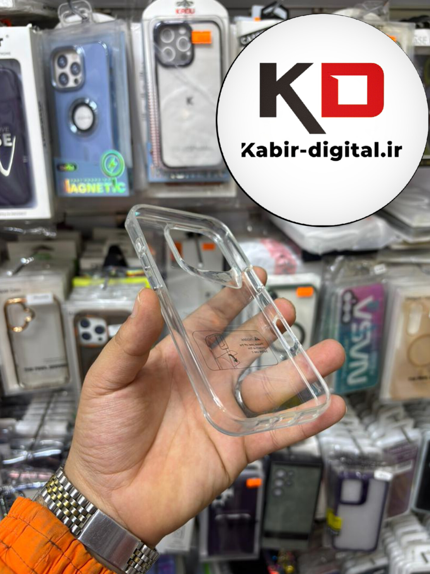 قاب گوشی iPhone 16 آیفون Magsafe مگ سیف اورجینال شفاف اسپرت